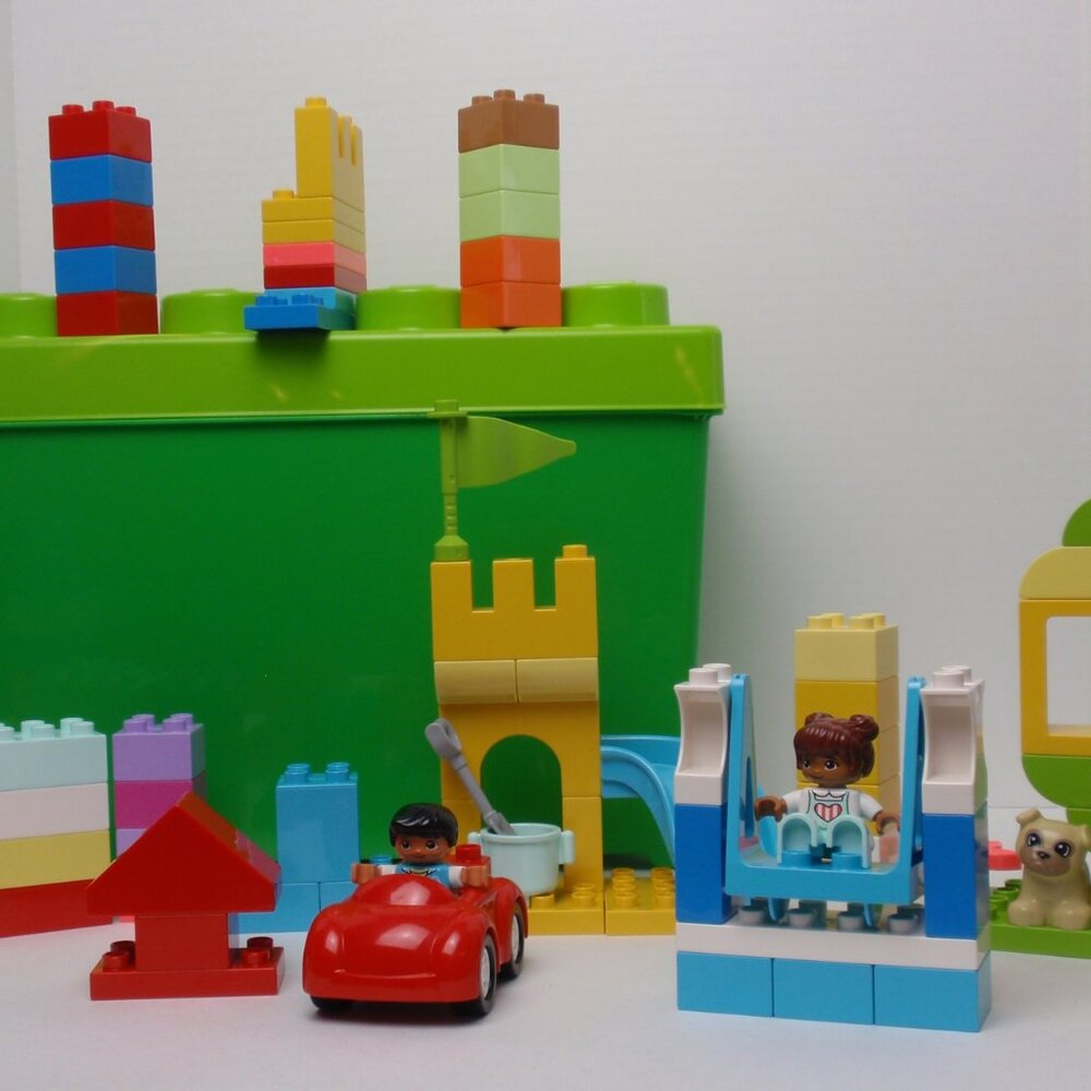 LEGO Duplo Deluxe Brick Box 10914 Open Tub Incomplete